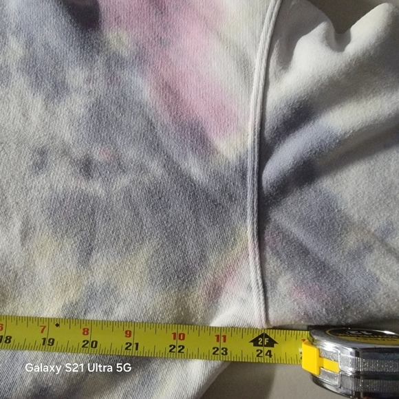 Spiritual Gangster Tie-Dye Cowl Neck Sweater - Pastel Hues - Picture 10 of 11